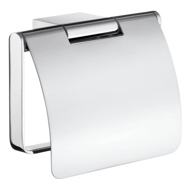 Smedbo - Air Euro Tp Holder W/Lid Pc - Polished Chrome