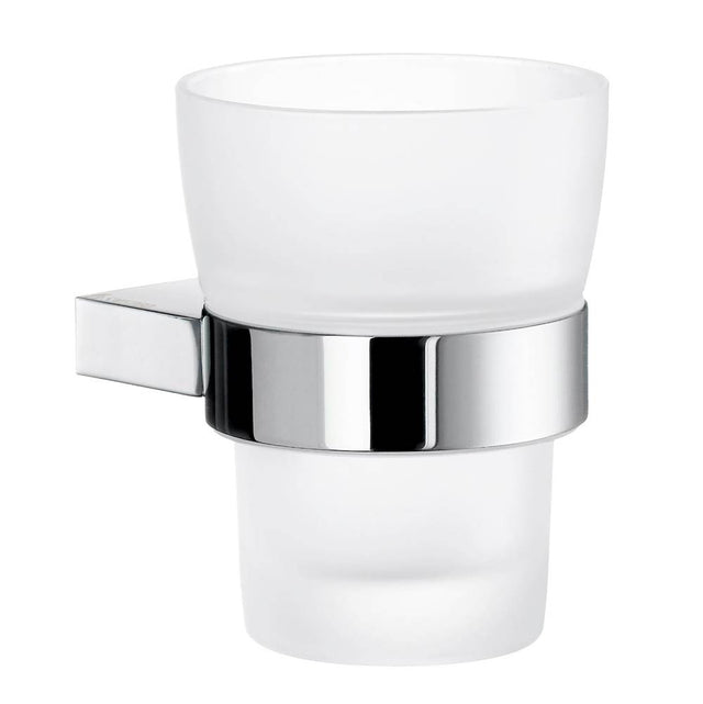 Smedbo - Air Frosted Glass Tumbler Pc - Polished Chrome