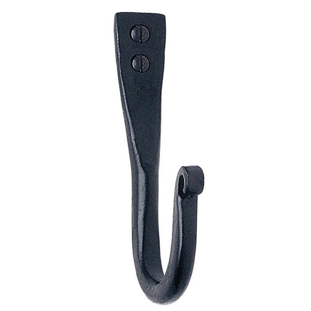 Smedbo - Rustic Single Hook 2 7/8'' Iron - Black Wrought Iron