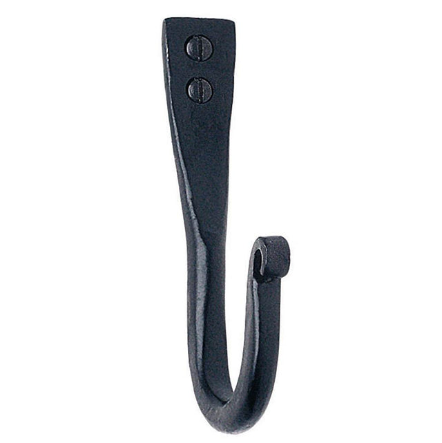 Smedbo - Rustic Single Hook 2 7/8'' Iron - Black Wrought Iron