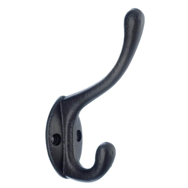 Smedbo - BESLAGSBODEN Rustic Single Hat and Coat Hook - Black Wrought Iron