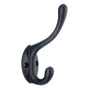 Smedbo - BESLAGSBODEN Rustic Single Hat and Coat Hook - Black Wrought Iron