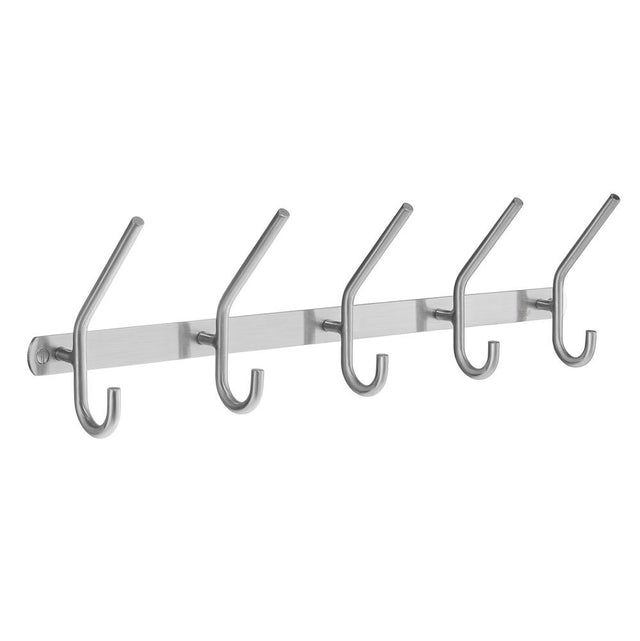 Smedbo - Rack 5 Hook Brushed Stainless Steel
