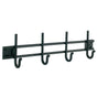 Smedbo - BESLAGSBODEN Coat Rack, Quadruple - Black Wrought Iron