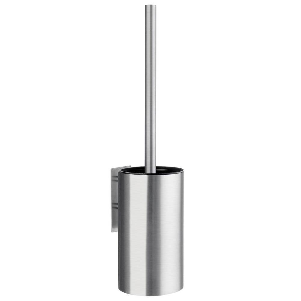 Smedbo - Self adhesive toilet brush and holder brushed stainless steel - Brushed Stainless Steel