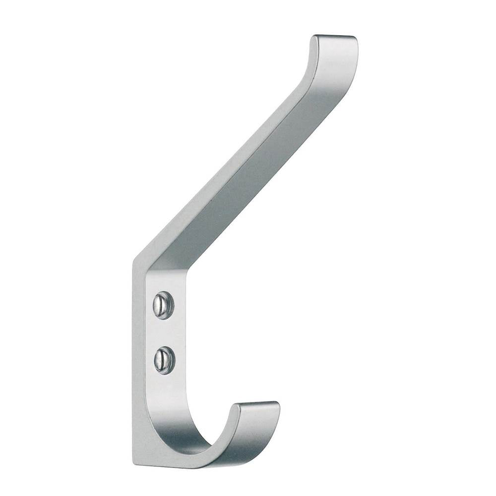 Smedbo - BESLAGSBODEN Coat and Hat Hook - Satin Aluminum