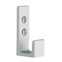Smedbo - BESLAGSBODEN Single Hook - Satin Aluminum
