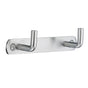 Smedbo - BESLAGSBODEN Coat Rack, Double - Brushed Stainless Steel