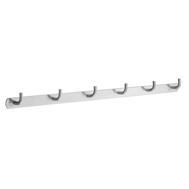 Smedbo - Rack 6 Hook Brushed Stainless Steel