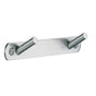 Smedbo - BESLAGSBODEN Coat Rack, Double - Brushed Stainless Steel