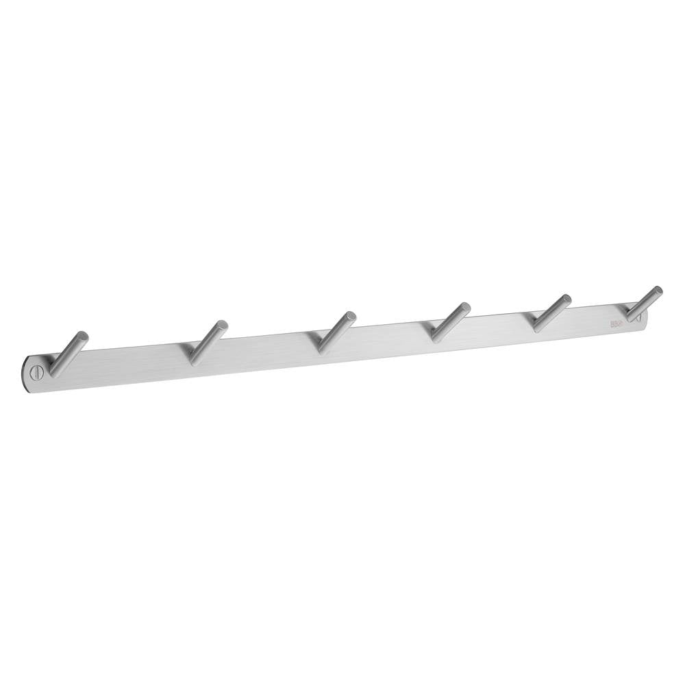 Smedbo - Rack 6 Hook Brushed Stainless Steel