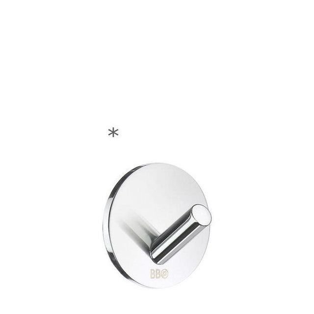 Smedbo - Design Single Hook Mini Self Adhesive Ssb 4 Pcs - Brushed Stainless Steel
