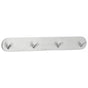 Smedbo - Design Mini Double Hook - Polished Stainless Steel Self-Adhesive - Polished Stainless Steel
