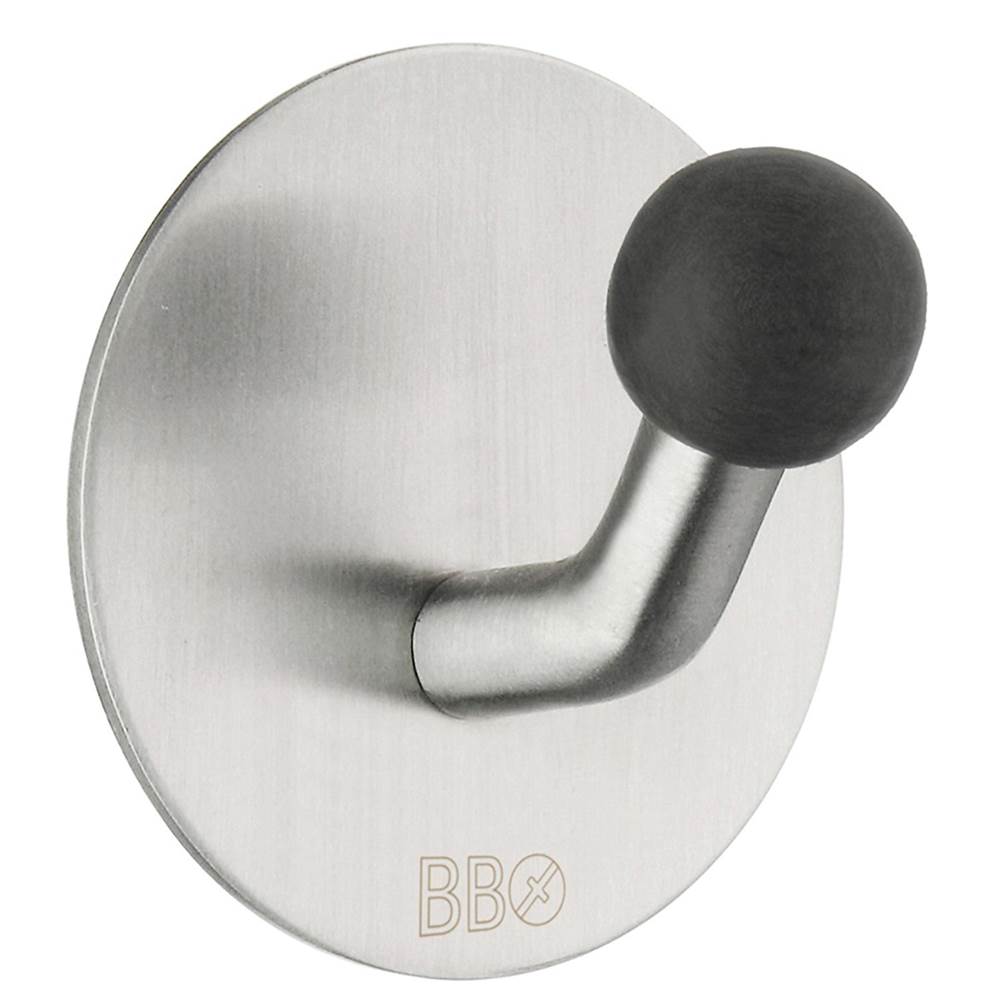 Smedbo - Design Single Hook Self Adhesive Ssb - Brushed Stainless Steel