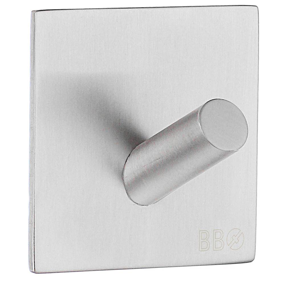 Smedbo - Design Single Hook Self Adhesive Ssb - Brushed Stainless Steel