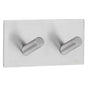 Smedbo - Design Double Hook Self Adhesive Ssb - Brushed Stainless Steel