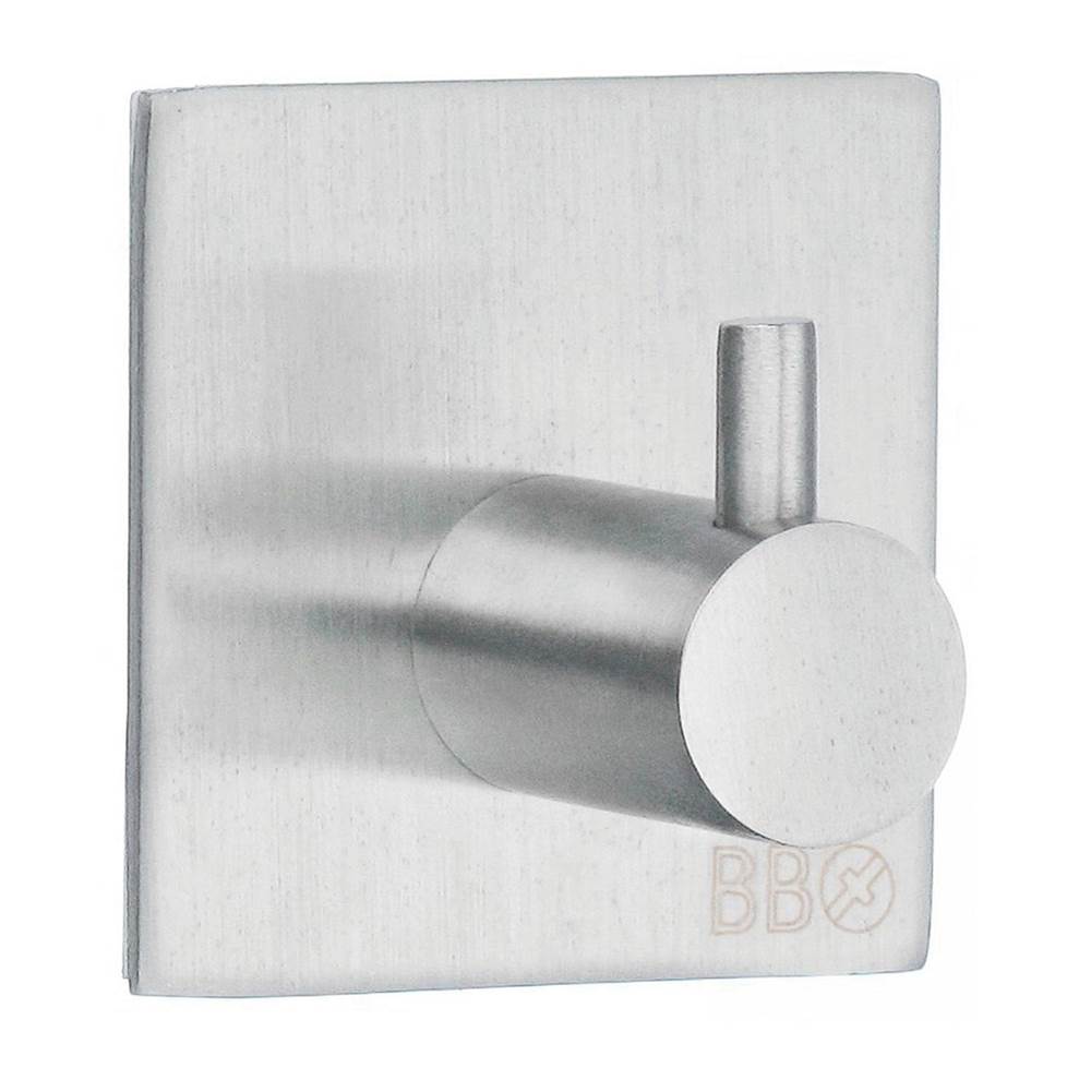 Smedbo - BESLAGSBODEN Design Single hook - Brushed Stainless Steel