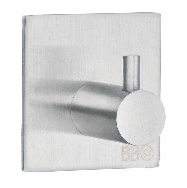 Smedbo - BESLAGSBODEN Design Single hook - Brushed Stainless Steel