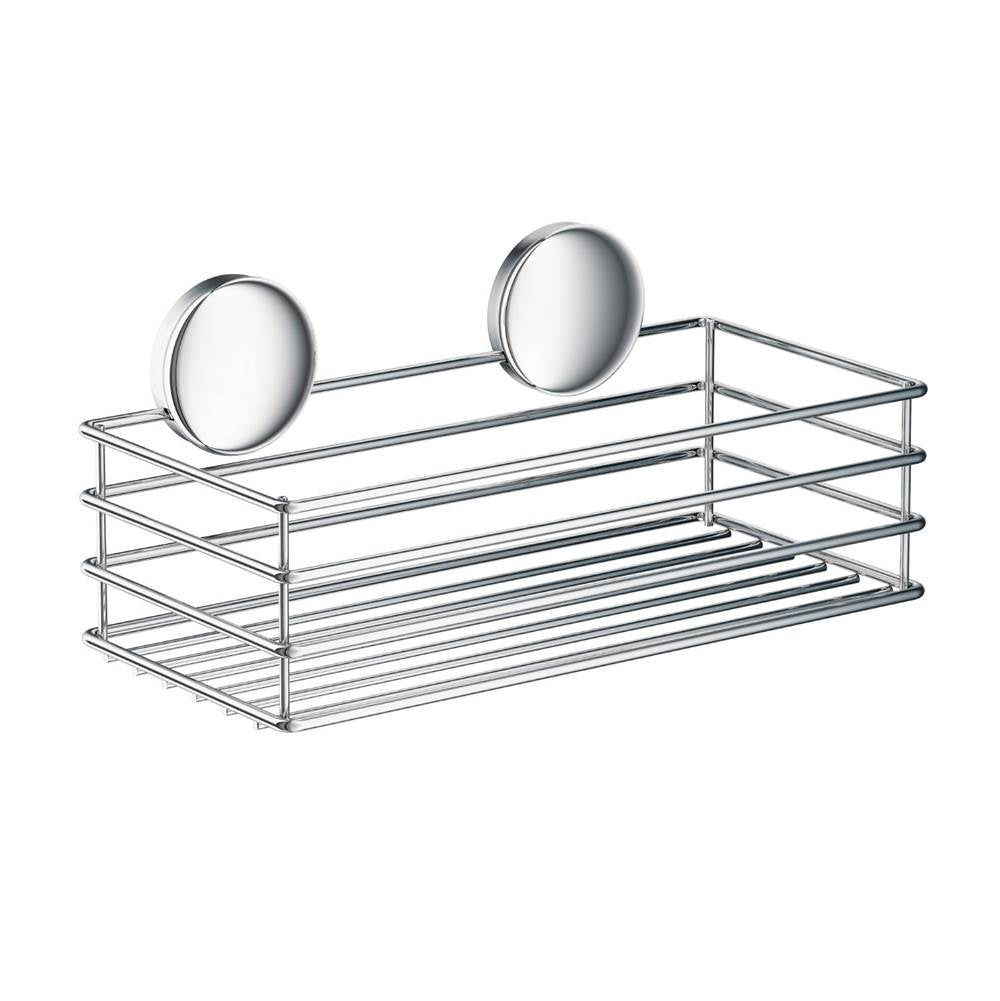 Smedbo - BESLAGSBODEN Shower Basket - Polished Chrome on Stainless Steel