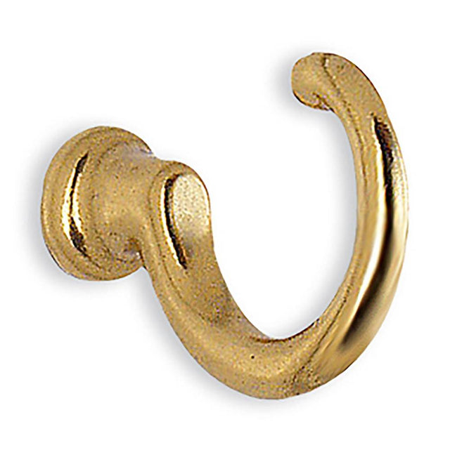 Smedbo - Loop Hook 1 1/8'' Pb (Pair) - Polished Brass