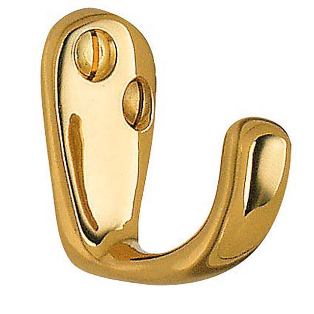 Smedbo - Single Coat Hook 1 1/2'' Pb - Polished Brass