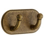 Smedbo - Self-Adhesive Double Hook Antique Finish - Antique Brass