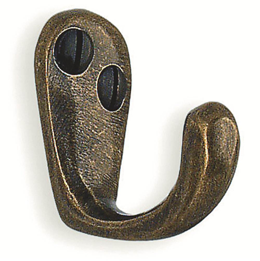 Smedbo - Single Coat Hook 1 1/2'' Ab - Antique Brass