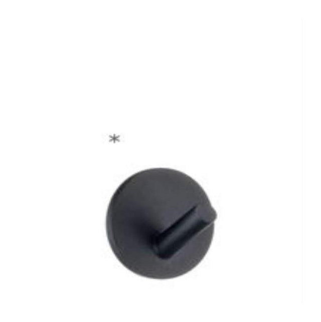 Smedbo - Design Single Hook Matt Black Self-Adhesive 4 Pcs - Polished Chrome
