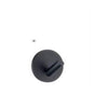 Smedbo - Design Single Hook Matt Black Self-Adhesive 4 Pcs - Polished Chrome