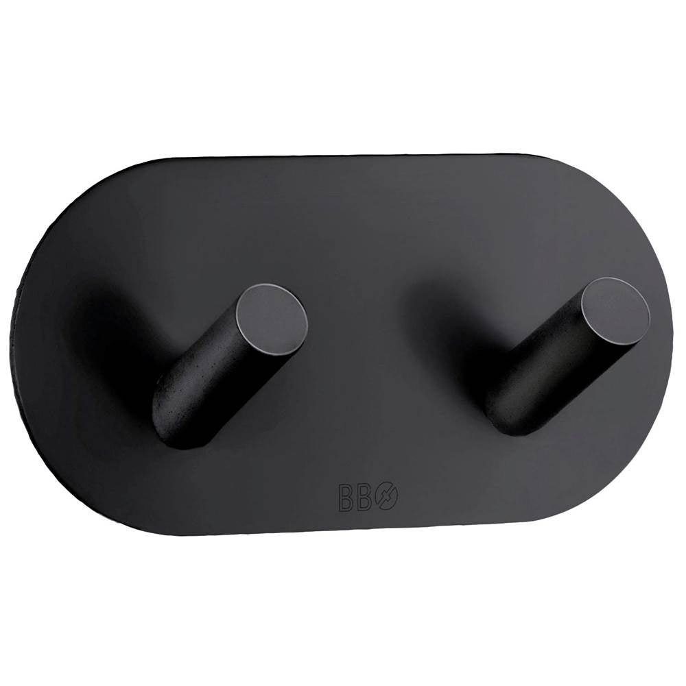 Smedbo - Self-Adhesive Hook Black Stainless Steel - Black Stainless Steel