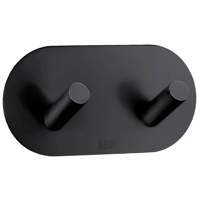 Smedbo - Self-Adhesive Hook Black Stainless Steel - Black Stainless Steel