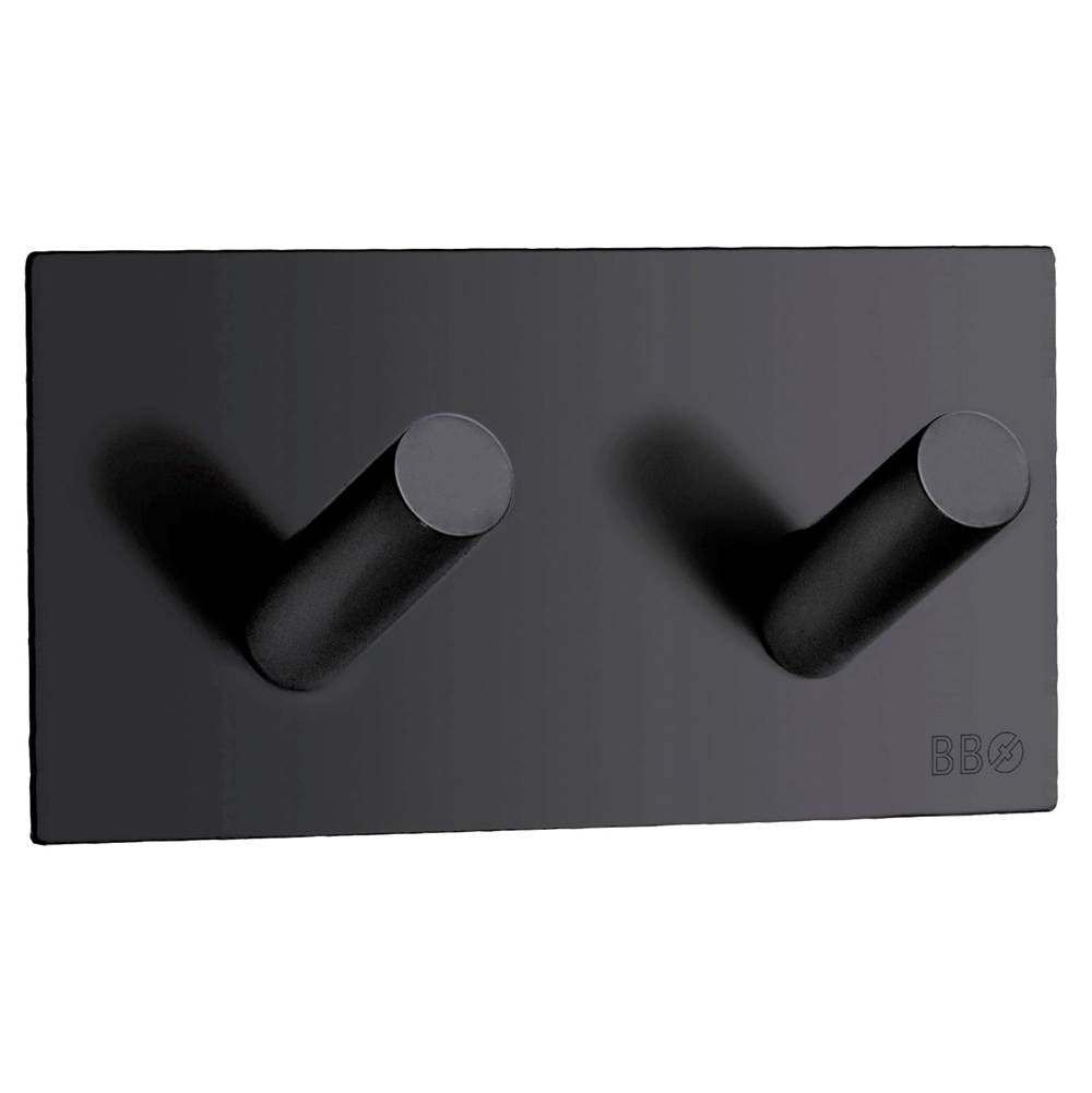 Smedbo - Self-Adhesive Hook Black Stainless Steel - Black Stainless Steel