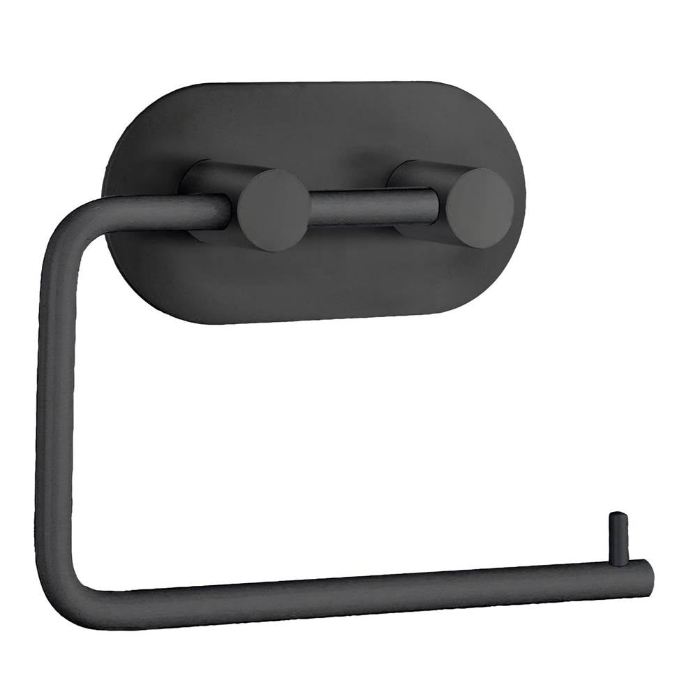 Smedbo - Euro Tp Holder Blk Self Adhesi - Black