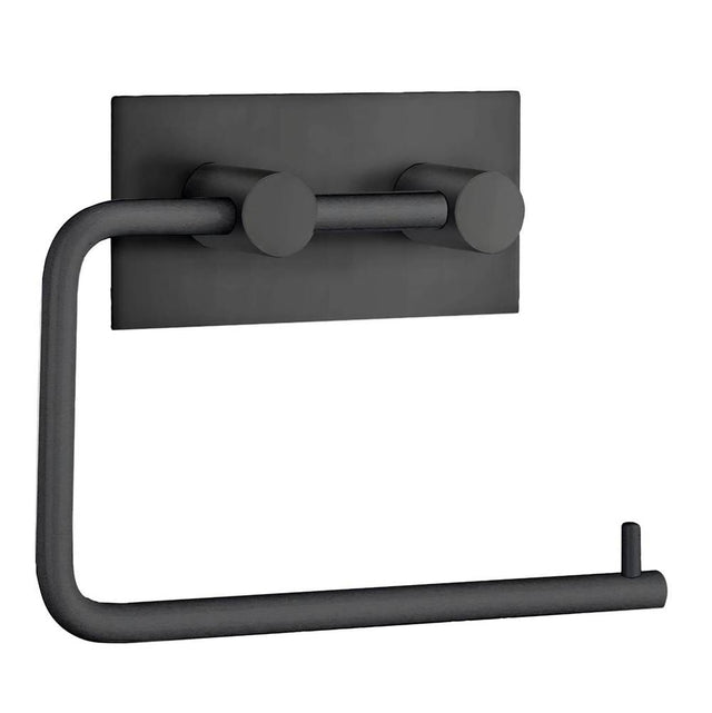 Smedbo - Euro Tp Holder Blk Self Adhesi - Black