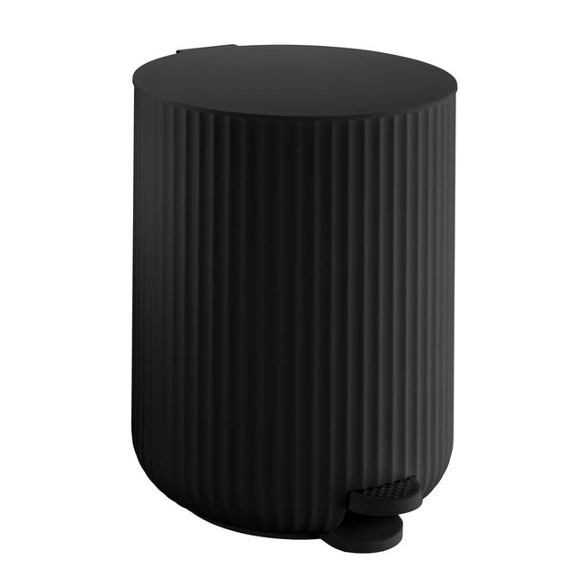Smedbo - Pedal Bin, 1 Gal Soft Close- Black Poluresin - Black