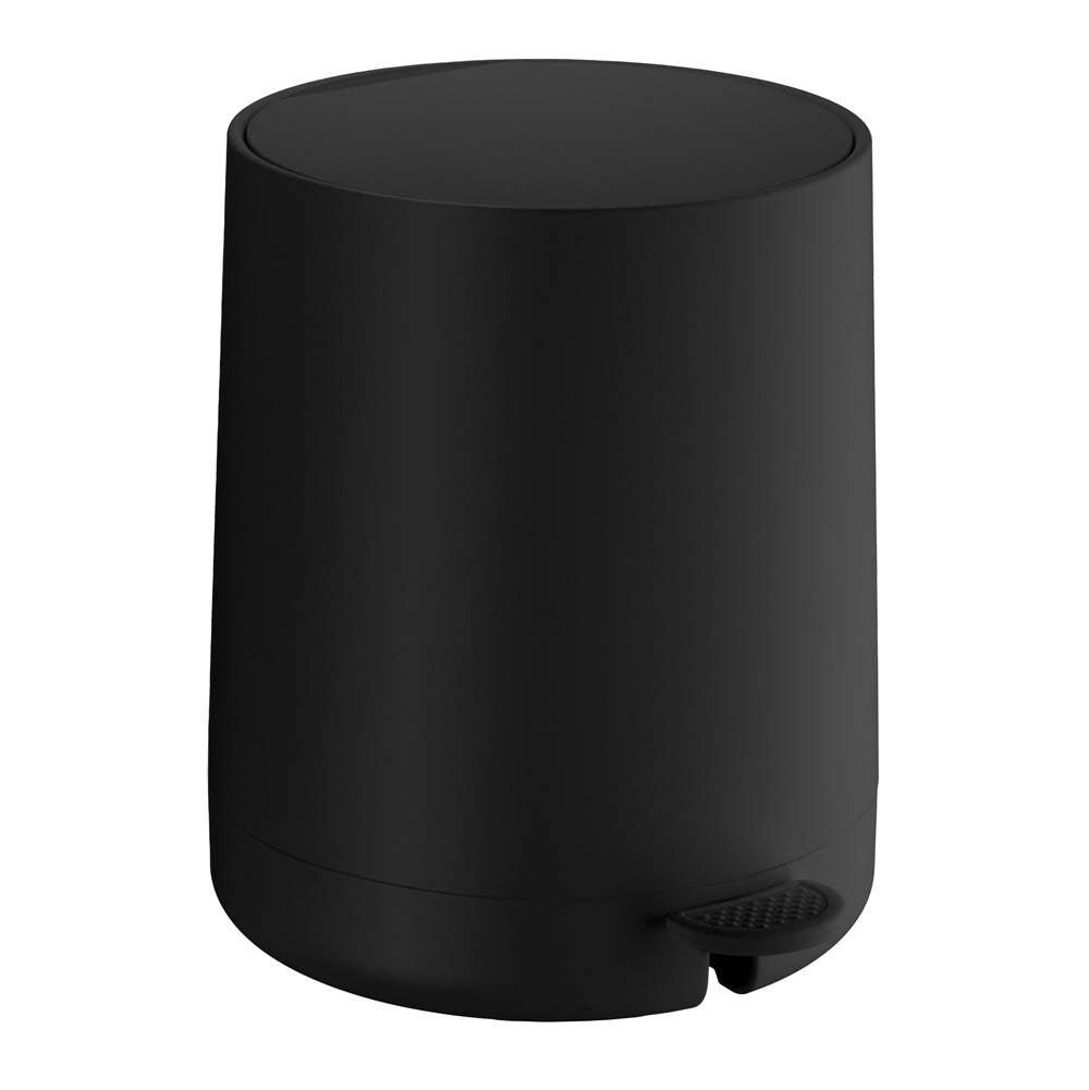 Smedbo - Pedal Waste Bin-Soft Close-Black - Black
