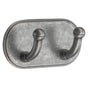 Smedbo - DOUBLE HOOK SELFADHESIVE PEWTER FINISH - Pewter