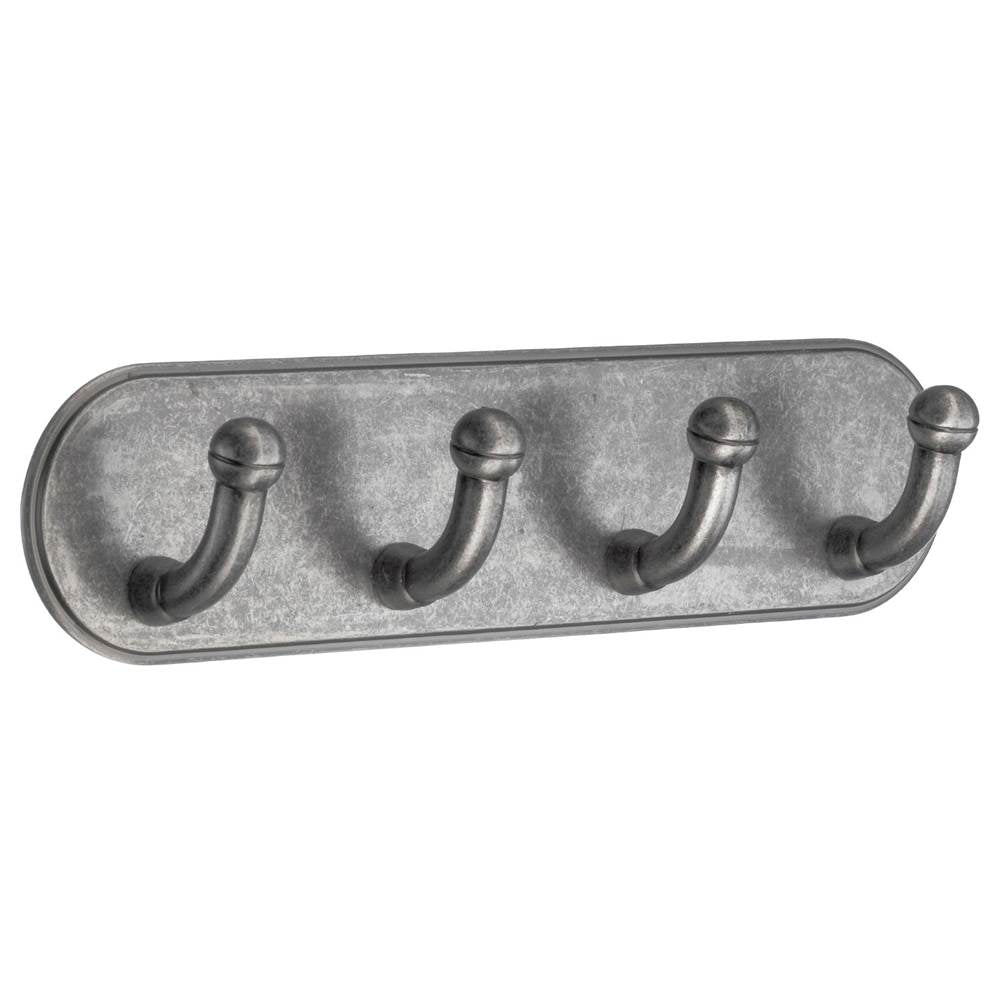 Smedbo - QUADRUPLE HOOK SELFADHESIVE PEWTER FINISH - Pewter
