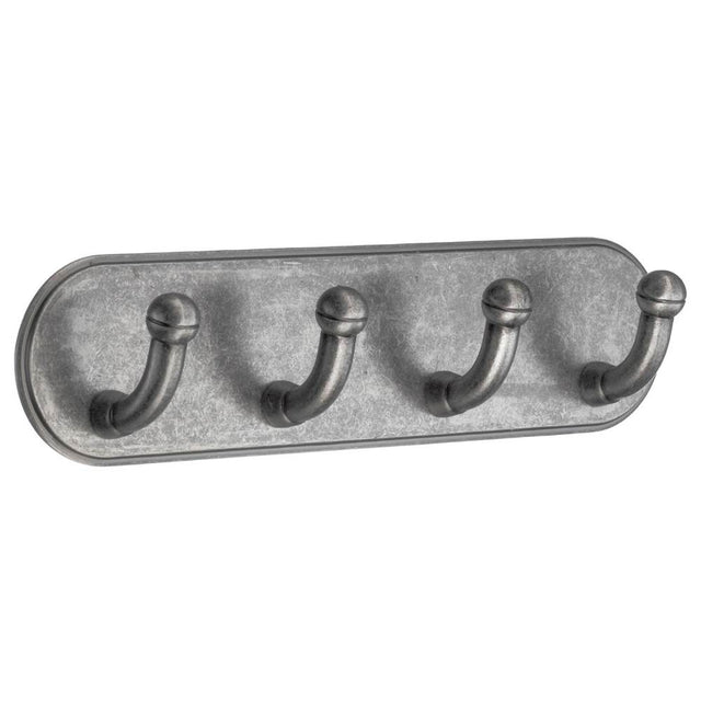 Smedbo - QUADRUPLE HOOK SELFADHESIVE PEWTER FINISH - Pewter