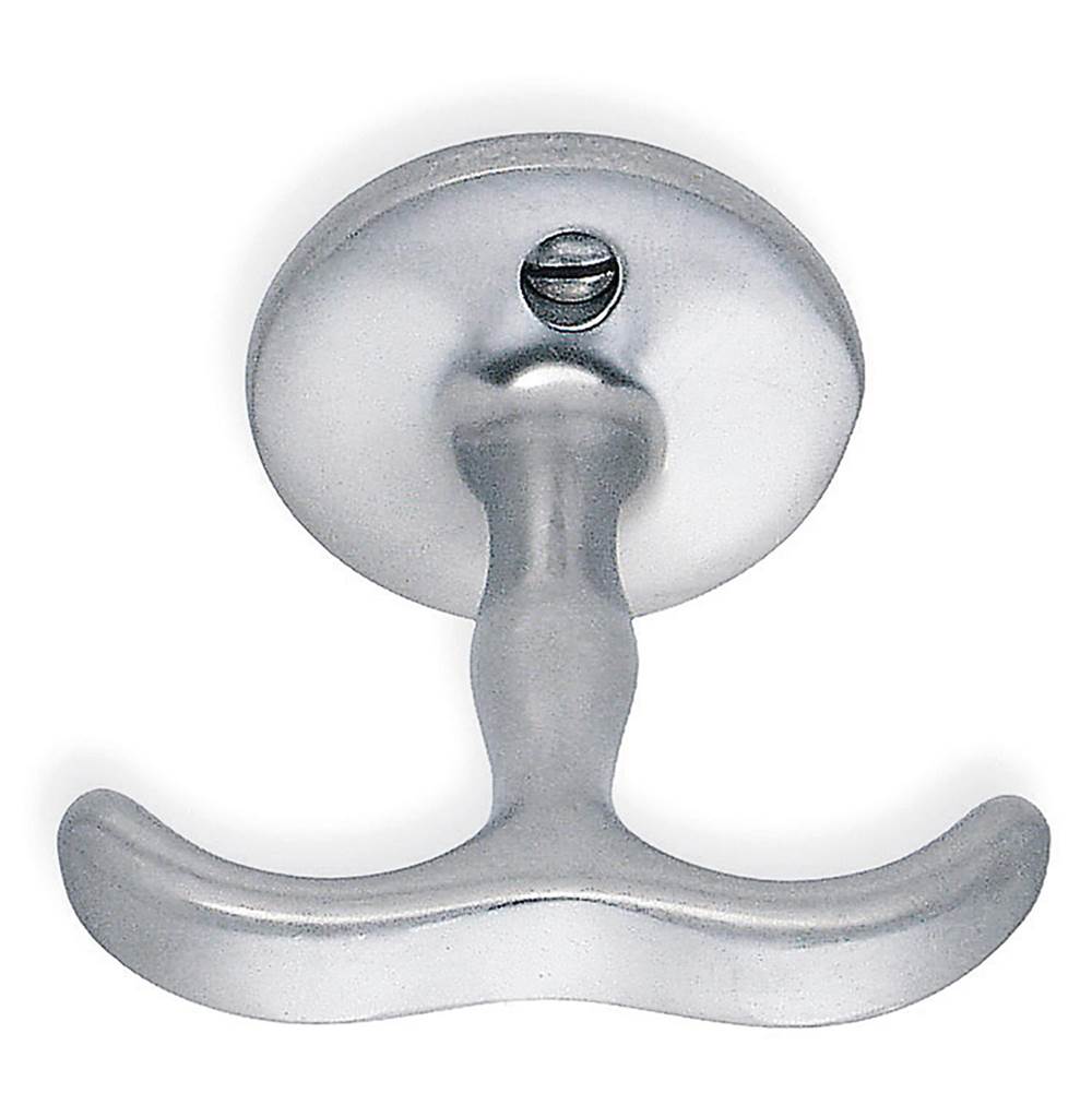 Smedbo - Double Shelf Hook Br. Chrome - Brushed Chrome