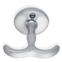 Smedbo - Double Shelf Hook Br. Chrome - Brushed Chrome