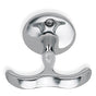Smedbo - Double Shelf Hook Pol. Chrome - Polished Chrome