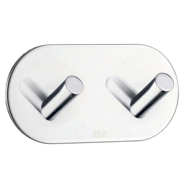 Smedbo - Self-Adhesive Hook Polished Stainless Steel - Polished Stainless Steel