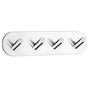 Smedbo - Quad Hook Pc Self Adhesive - Polished Chrome