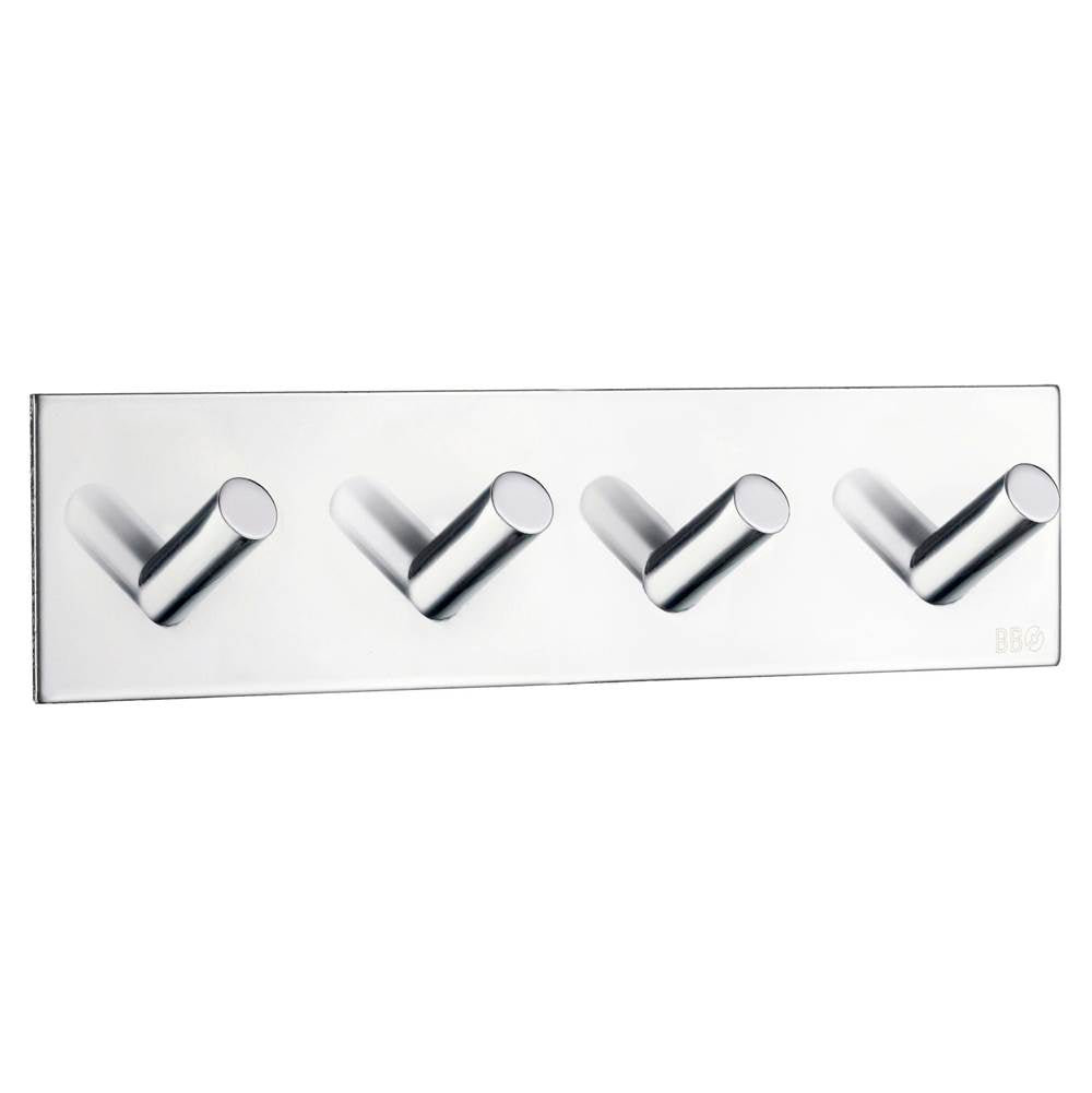 Smedbo - Quad Hook P Ss - Polished Stainless Steel