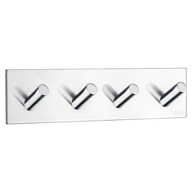 Smedbo - Quad Hook P Ss - Polished Stainless Steel