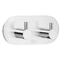 Smedbo - BESLAGSBODEN Design Double Towel Hook - Polished Stainless Steel