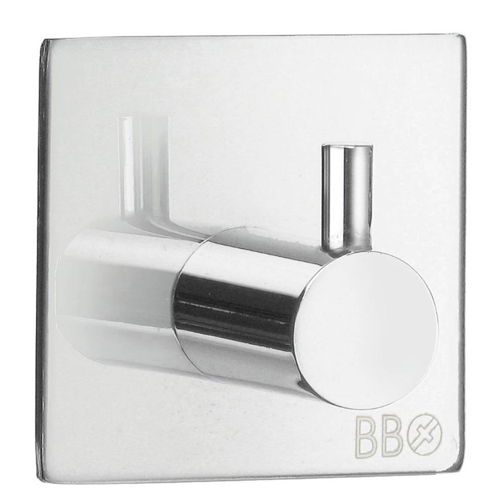 Smedbo - BESLAGSBODEN Design Single hook - Polished Stainless Steel