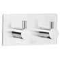 Smedbo - BESLAGSBODEN Design Double Towel hook - Polished Stainless Steel