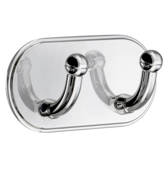 Smedbo - DOUBLE HOOK SELF ADHESIVE CHROME FINISH - Chrome
